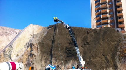 İzmir Altınordu Spor Tesisleri - Püskürtme Beton Uygulaması 