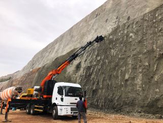 Türkiyenin En Uzun Püskürtme Beton Robotu